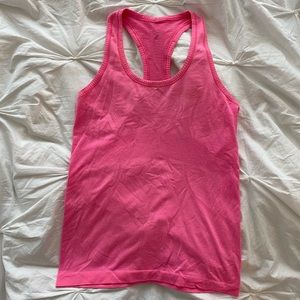 Hot pink lululemon swiftly tech racerback tank size 4